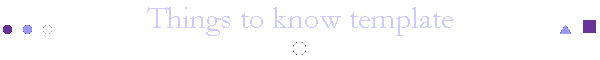 Things to know 06.htm